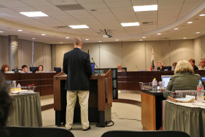 Randall Putz representing Bear Valley Unified School District before the State Board of Education